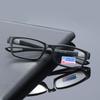 Reading Eyeglasses Men Ladies Sport Anti-blue Light Reading Eyewear Black Gray Lightweight TR90 TR90 Spectacle Frame Frame Presbyopia Glasses +100