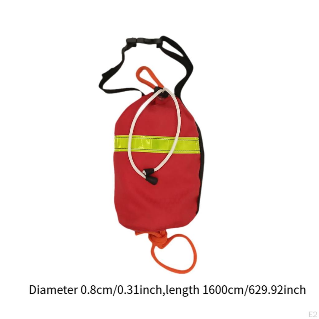 Floating Rope Throw Bag for Water Rescue Yacht Sailing Rafting Boating