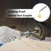 Spill Proof High Flow Grease Nozzle Coupler Ergonomic Handle Design 300ml/Min Lubrication Speed For Standard Grease Guns