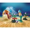 Playmobil - magic les sirènes - chercheurs de perles et raies - 32 pièces - mixte