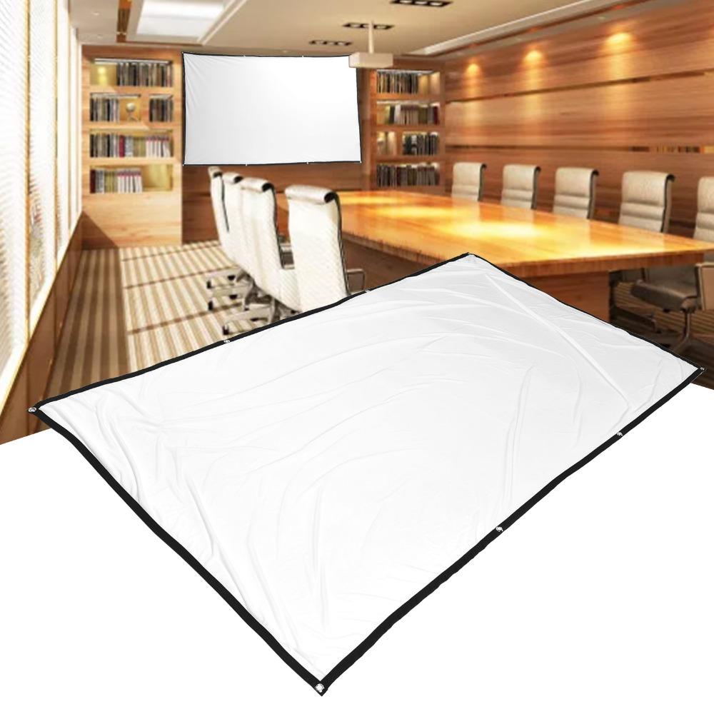 Polyester Foldable Projection Cloth HD Movie Screen Small Conference Room Projection