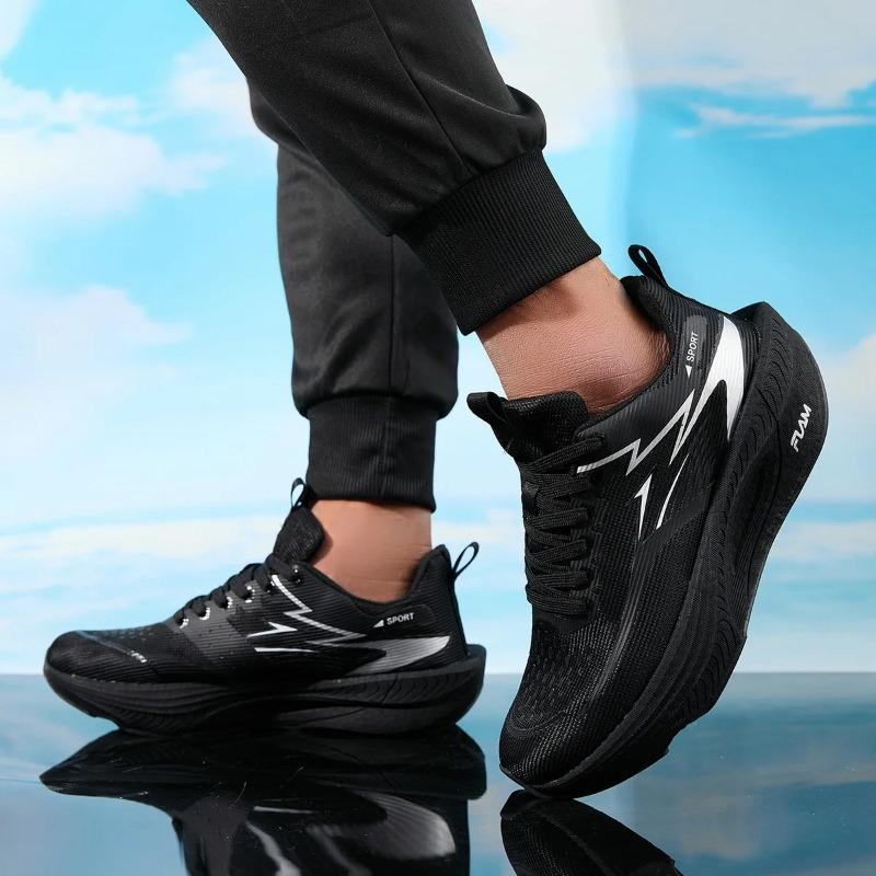 Men Sports Running Shoes Casual Breathable Lightweight Women Comfortable Athletic Nonskid Walking Outdoors Sneakers