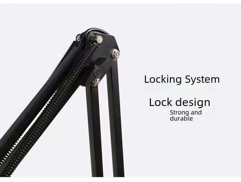 Lámpara de escritorio con protección ocular LED con USB para dormitorio, mesita de noche o lectura: diseño de clip plegable de brazo largo.