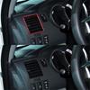 2Pcs Red Carbon Fiber Interior Side Air Vent Outlet Cover Trim For Toyota Tacoma