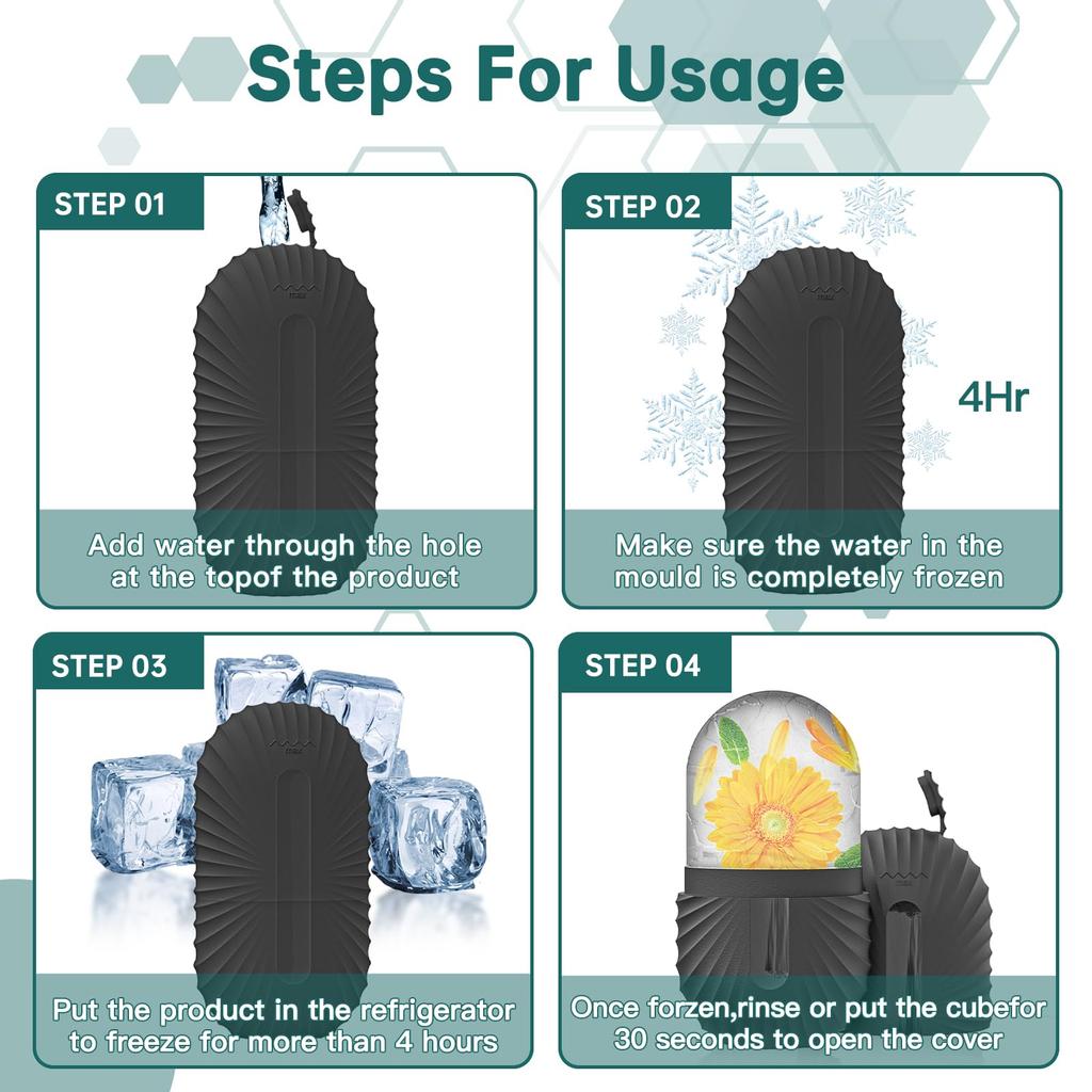 1/2/3pcs Ice Face Roller Facial Skincare Ice Roller Facial Roller GuaSha Face Tool Set Face Massage Roller Lifting Contouring