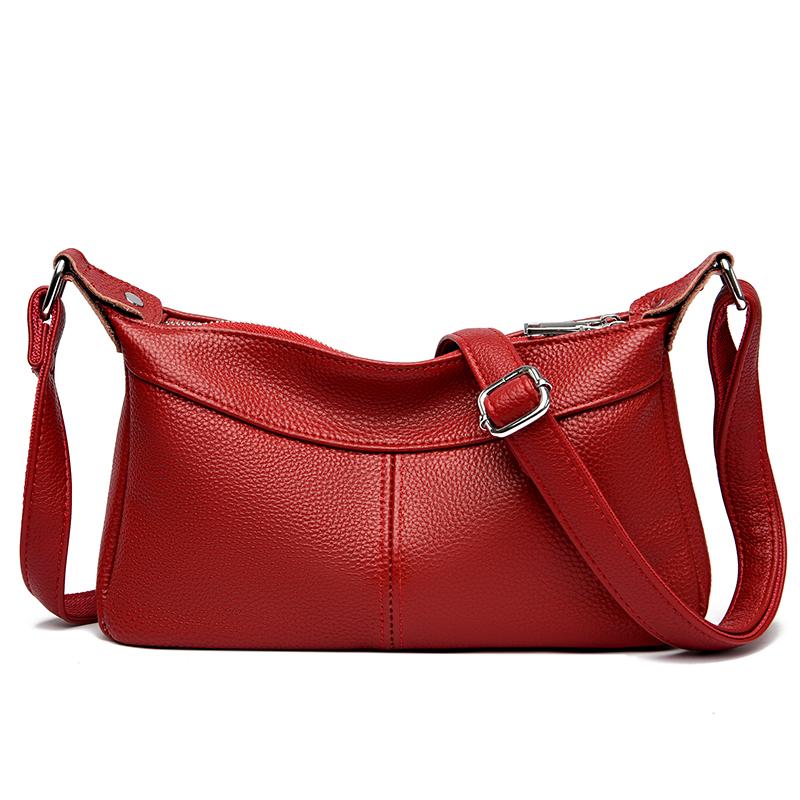 Retro Genuine Leather Shoulder Bag for