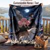 Personalized Flannel Throw Blanket,Spy × Family Custom Printed Name, Cozy Plush Blanket For Home Use