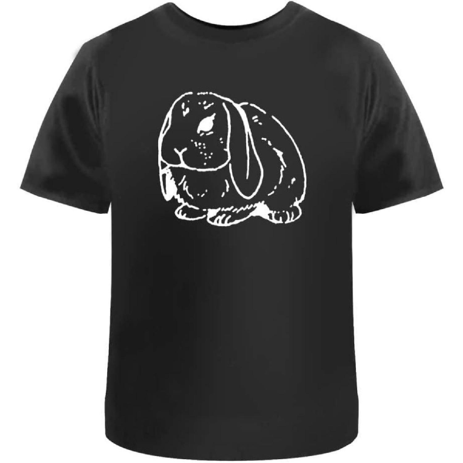 Azeeda  Lop Rabbit  Unisex T-Shirt - 100% Cotton (S-XXL) (TA024058) XXXXXL чёрный