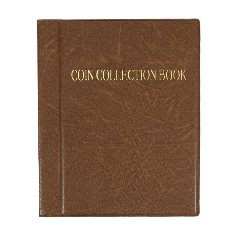 Vintage 240-Slot Coin Collection Album - Portable Penny Storage Book Holder for Collectors