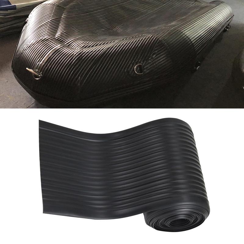 Black Rubber Wear Strip 5M For Inflatable Boat For Kayak Chassis Armor Protection Against Puncture And Leakage Fishing Speedboat