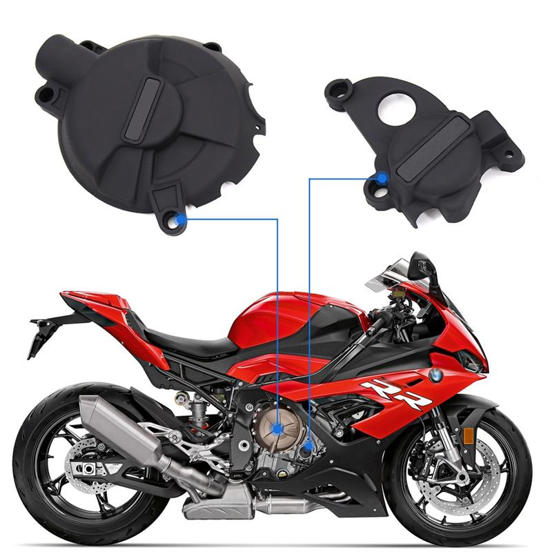 ABLZ-Motorcycle Engine Case Protector Guard Cover For BMW S1000RR S1000RR/R -