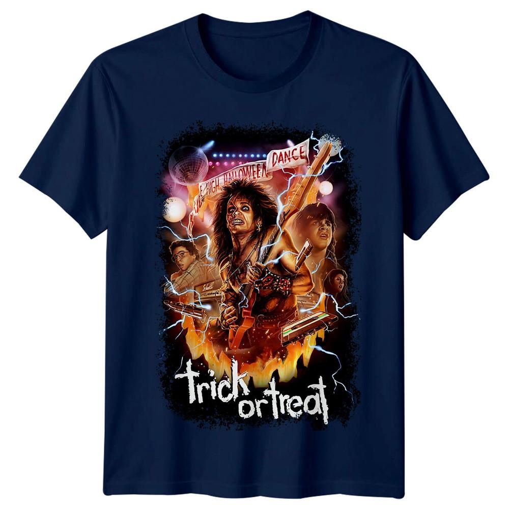 Trick or Treat 1986 Movie Poster Inspired TShirt Retro Tee Unisex