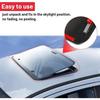Car Decoration Universal Car Sunroof Roof Cover DIY Sunroof Visor 3D Car Vent Waterproof Wind Deflector car Exterior Accessories
