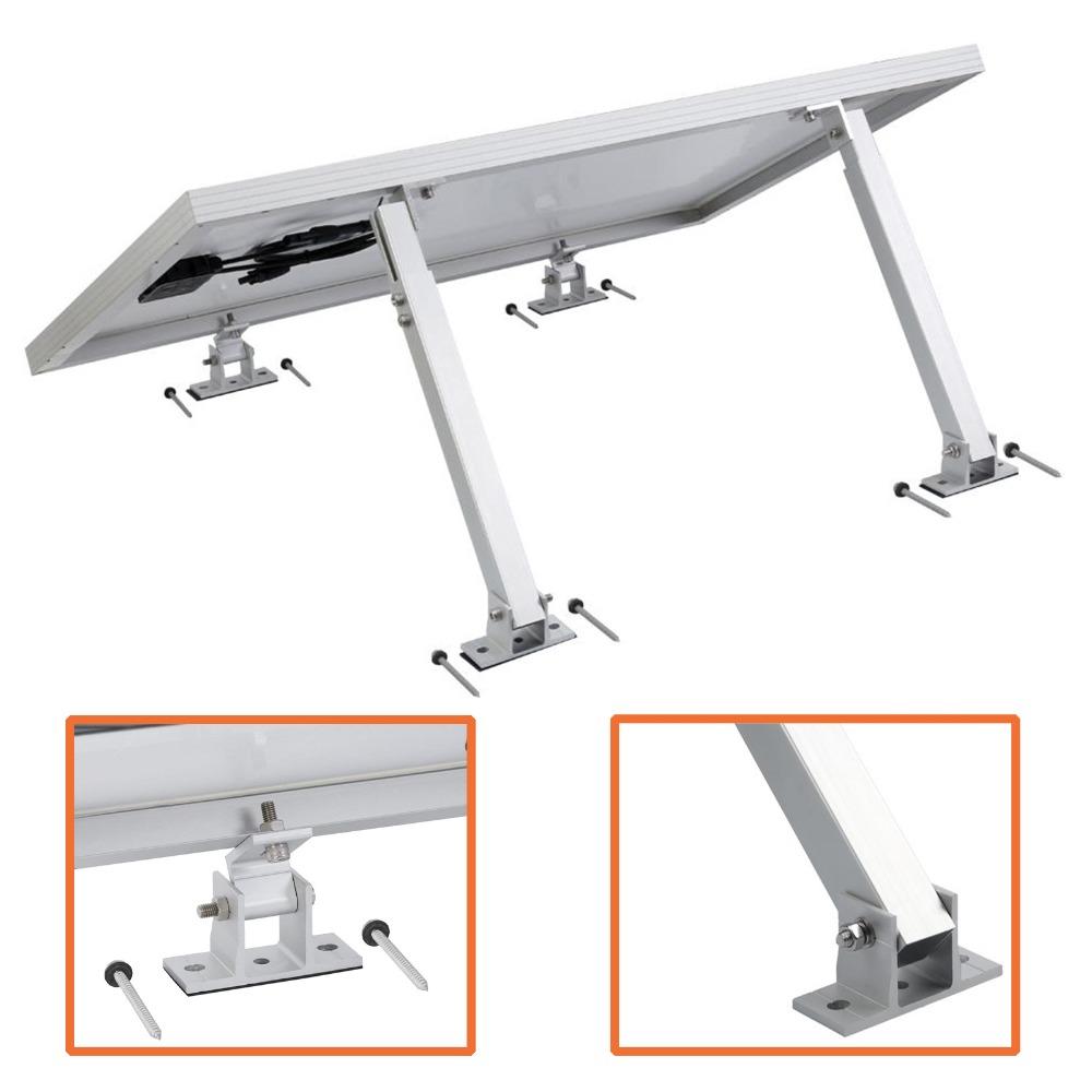 15-30° Adjustable Solar Bracket 2 Brackets Included Support Bracket Outdoor Installation