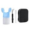Portable Breathing Trainer with Lanyard Adjustable Resistance Men Women Oral Muscles