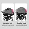 Universal Two-Way Baby Stroller Sunshade with UV Protection and Heat Insulation