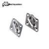 304 Stainless Steel Eye Plate Diamond Fixed Buckle for Sun Shade Sail & Boat Hardware Accessories