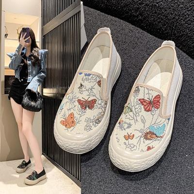 Women's Shoes Fisherman Shoes Comfortable Breathable Canvas Shoes Soft-soled Commuter Shoes