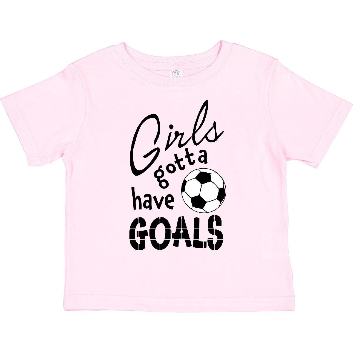 Inktastic Girls Gotta Have Goals- Soccer Toddler kids boys T-Shirt Sports Girl Fan Cheer 100