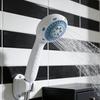 White Minimalist Showerhead Bathroom Household Pressurized Showerhead Sets Large Water Output Handheld Showerhead Accessories