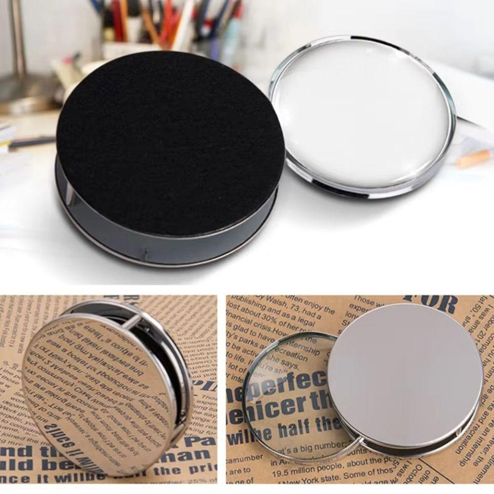 Portable Folding Round Magnifier Folding Design Mini Portable Reader  Students