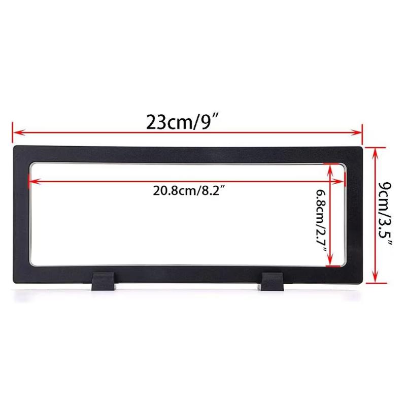 5Set 3DRectangle floating frame with base, display frame, elastic telescopic storage box, suitable for earrings, rings, brooches