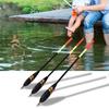 3Pcs 1.5+6g 1.5+5g 1.5+4g Durable Wooden Fishing Floats Set Bobbers Tackle Accessory