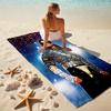 Amerikanische Musik Rock Michael Joseph Jackson Strandtuch Outdoor Camping Urlaub Schwimmen Strandtuch Outdoor Saugfähiges Badetuch Y4
