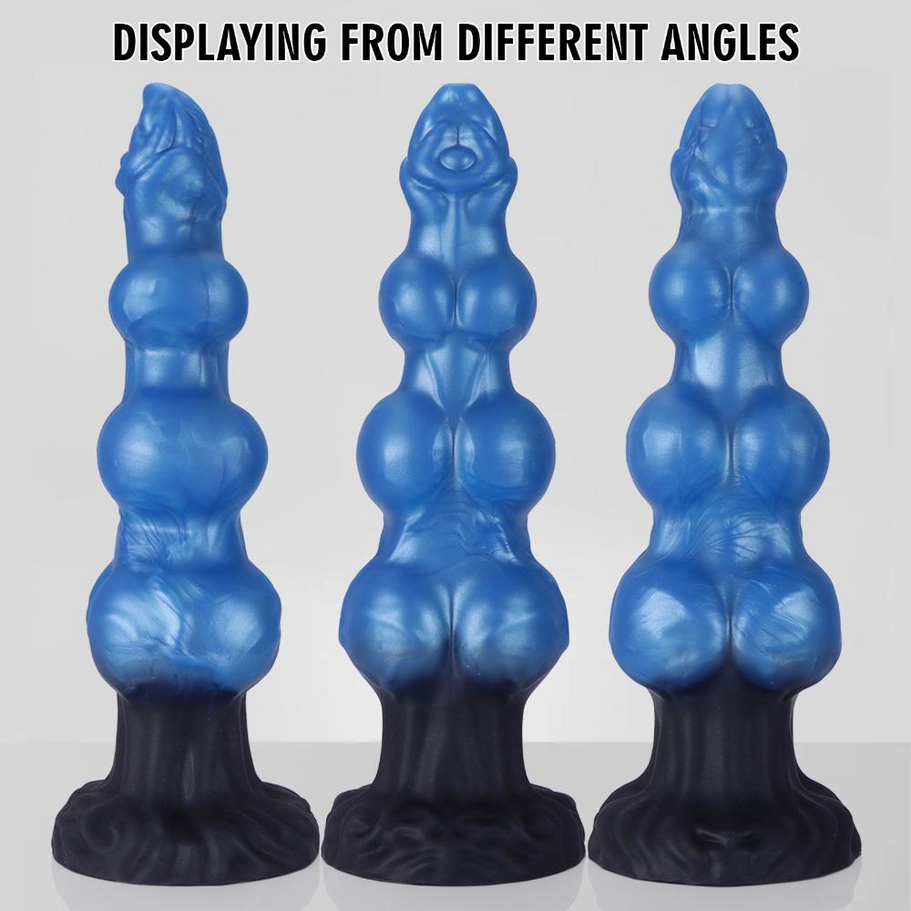 Animal-Shaped Silicone Dildo - Unisex Adult Toy for Anal Expansion & Pleasure