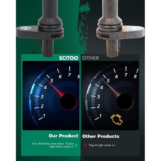 SCITOO Crankshaft Position Sensor fit for Nissan for Altima 2007-2018,for Nissan for NP300 2016-2017,for Nissan for NP300 Frontier 2016-2017