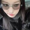 Y2K Vintage Rivet Metal Rimless Sunglasses Women For Men Sun Glasses Punk Luxury Brand Designer Popular Future Shades UV400
