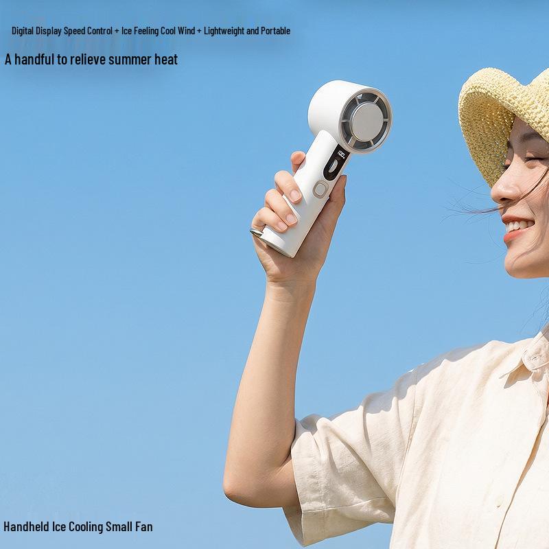 Portable Mini USB Rechargeable Handheld Cooling Fan for Home and Outdoor Use