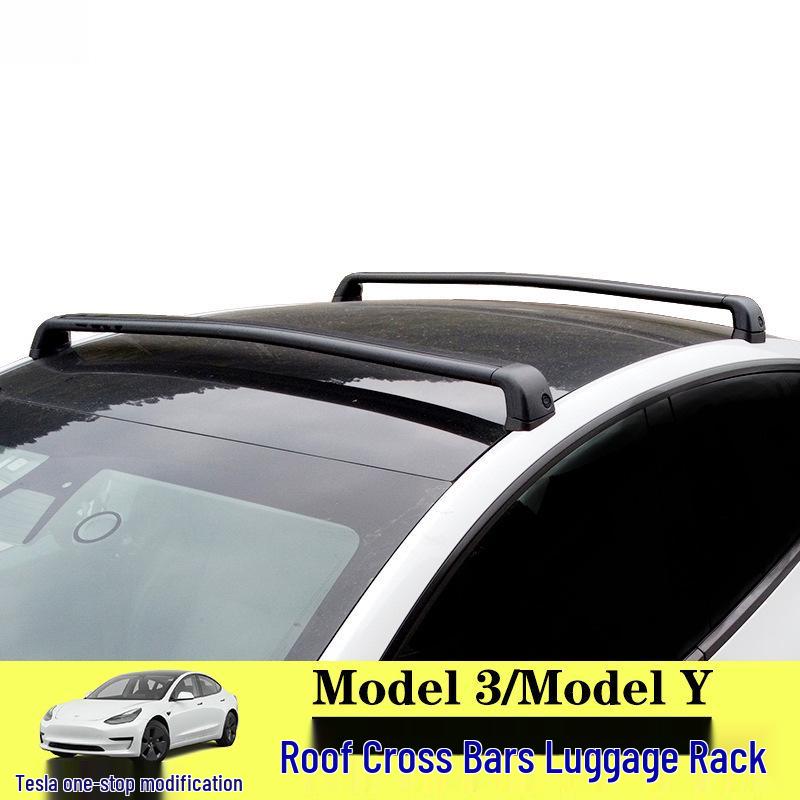 Tesla Roof Rack Crossbars for Model Y & Model 3 Luggage Transport