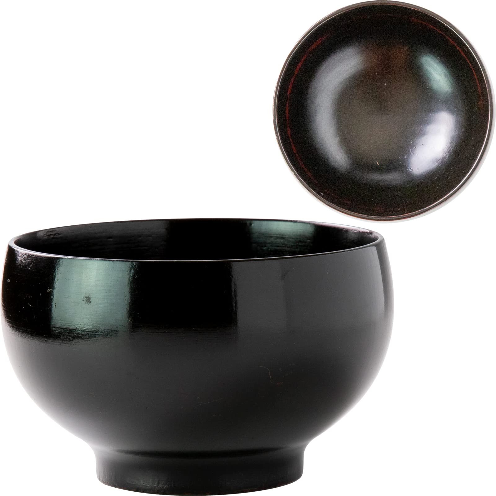 

Деревянная суповая миска Minoru Pottery Chubby 115 Bowl AKEBONO красный