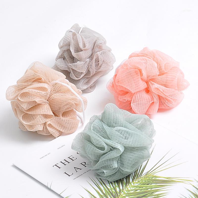 Cute Non-Shedding Bath Sponge and Back Scrubber Combo Single Piece