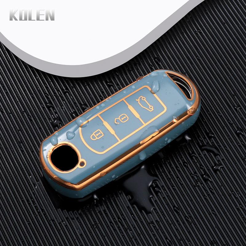 New Tpu Car Remote Key Case Cover Shell For Mazda 2 3 6 Bl Bm Gj Atenza Axela Demio Cx3 Cx-3 Cx5 Cx-5 Cx7 Cx9 Mx5 Ke Kf Keyless