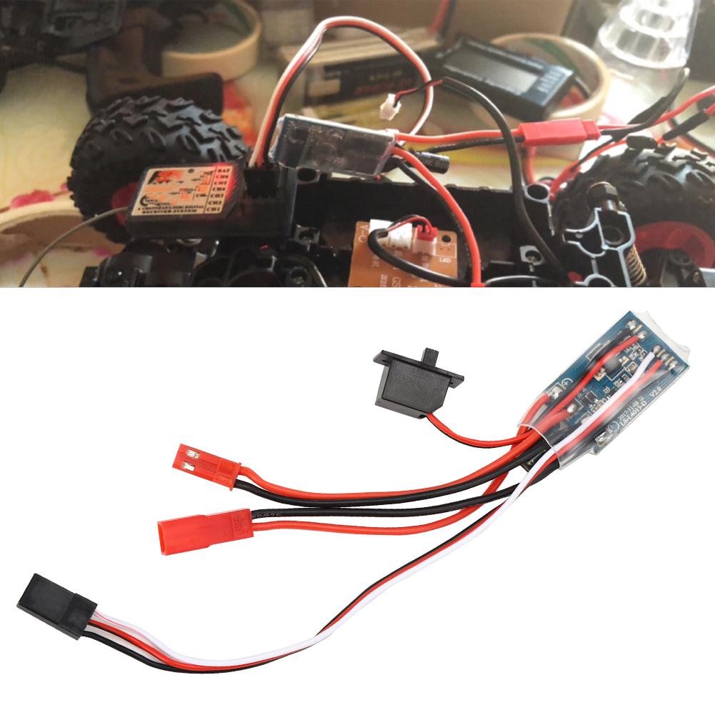Brushed ESC Bidirectional 30A Electric Speed Controller with Brake for RC Car Boat