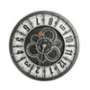 Moving Gears Wall Clock Rustic Industrial Oversized Wall Clock Heavy Duty for Living Room 7706