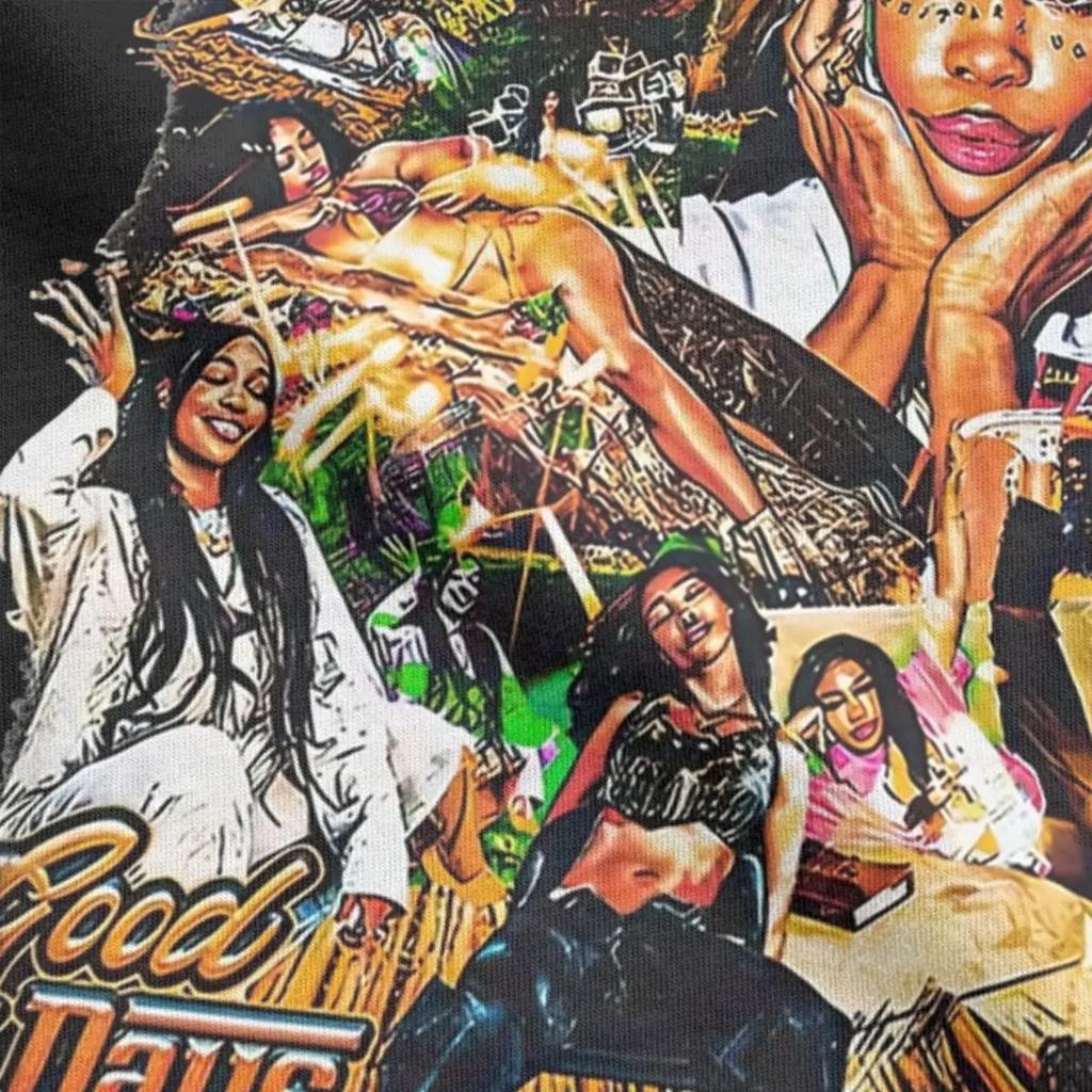 SZA Good Days Men T Shirt Funny Tees Short Sleeve Round Neck T-Shirt 100% Cotton Graphic Printed Tops