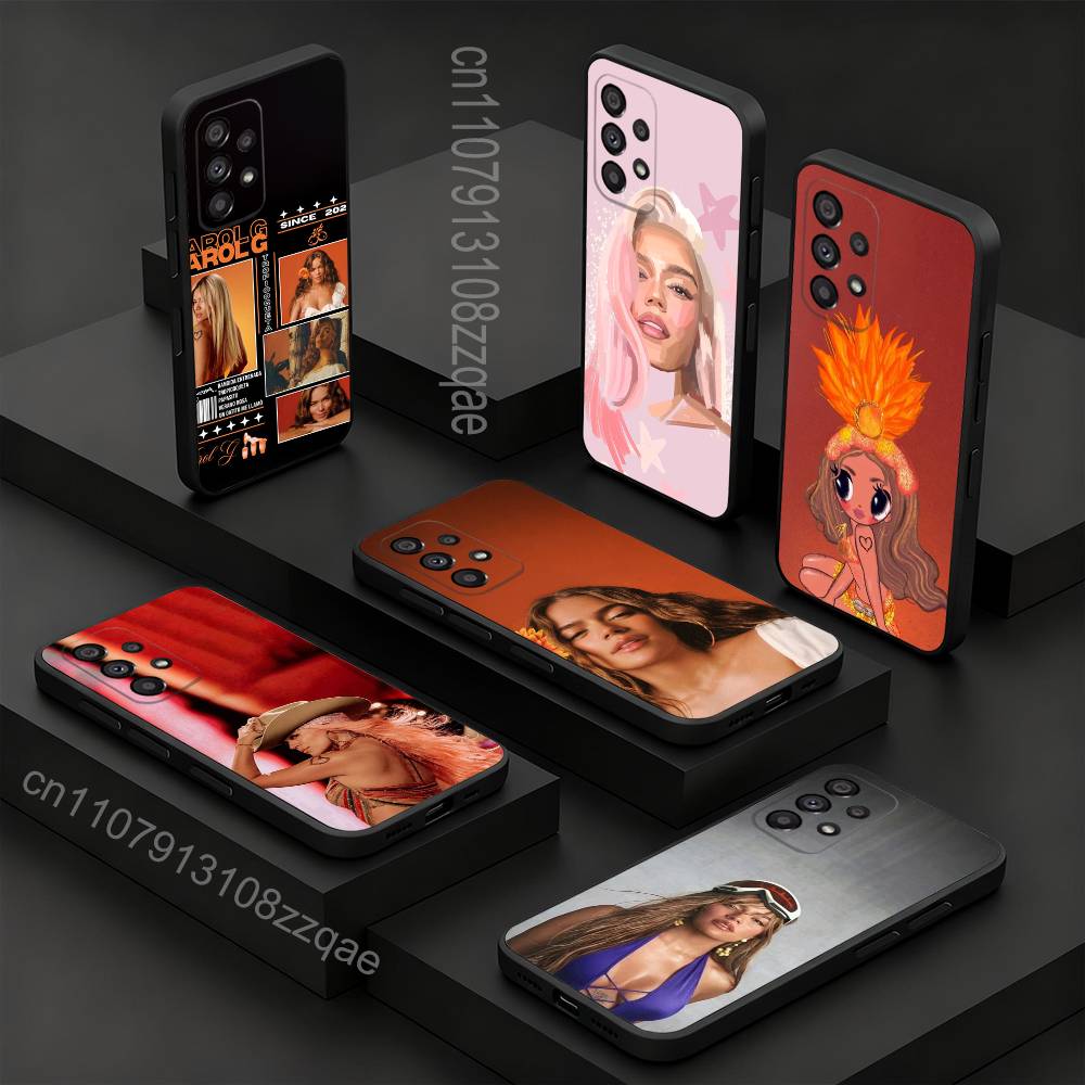 K-Karol G A-Amargura Cool Phone Case For Samsung S 26,25,24,23,22,30,21,10,9,Ultra,Plus,Lite,FE,4,5G Black Soft Case