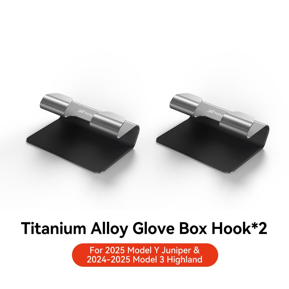 YZ For New Tesla Model 3 Y Highland Juniper 2025 Glove Box Hook Multifunctional Storage Hanger Interior Modification Accessories
