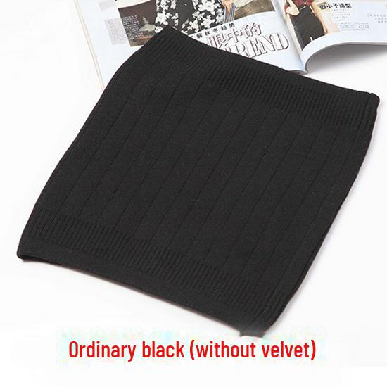 

Женский пояс из искусственного кашемира для осени/зимы — утолщенный, с бархатом для тепла и защиты живота. ordinary, without velvet чёрный