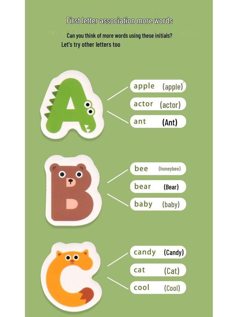 Magnetic Alphabet Matching Game: Uppercase & Lowercase Cards for Early Education