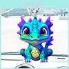 Dragon Acrylic Decorative Hanging Pendant For Car Interior Mirror With Cartoon Style