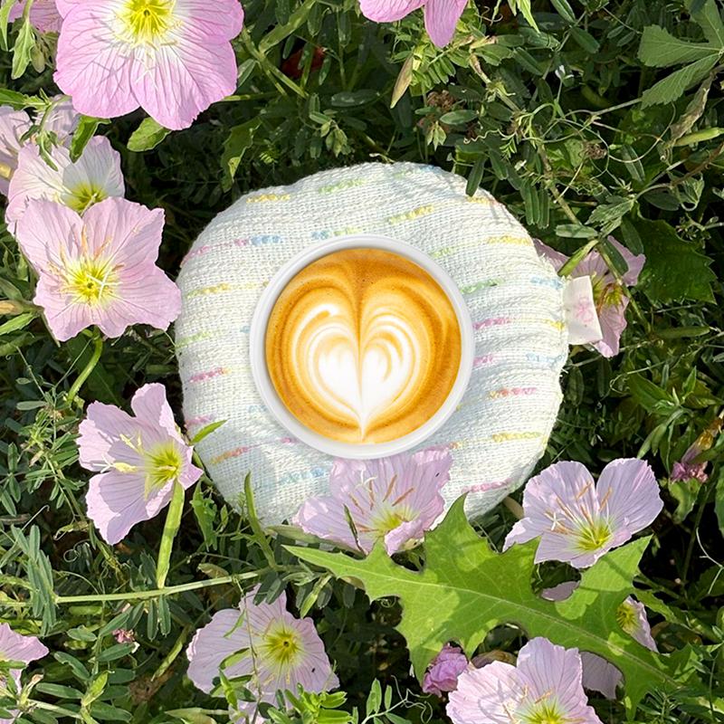 1Pc Fabric Photo Props Bowl Mat Korean Style Insulation Mat Fresh Color System Coaster Colour Circular