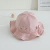 Pleated Baby Sunhat Flower Toddle Fisherman Hat Soft Infant Bucket Hat  Boy