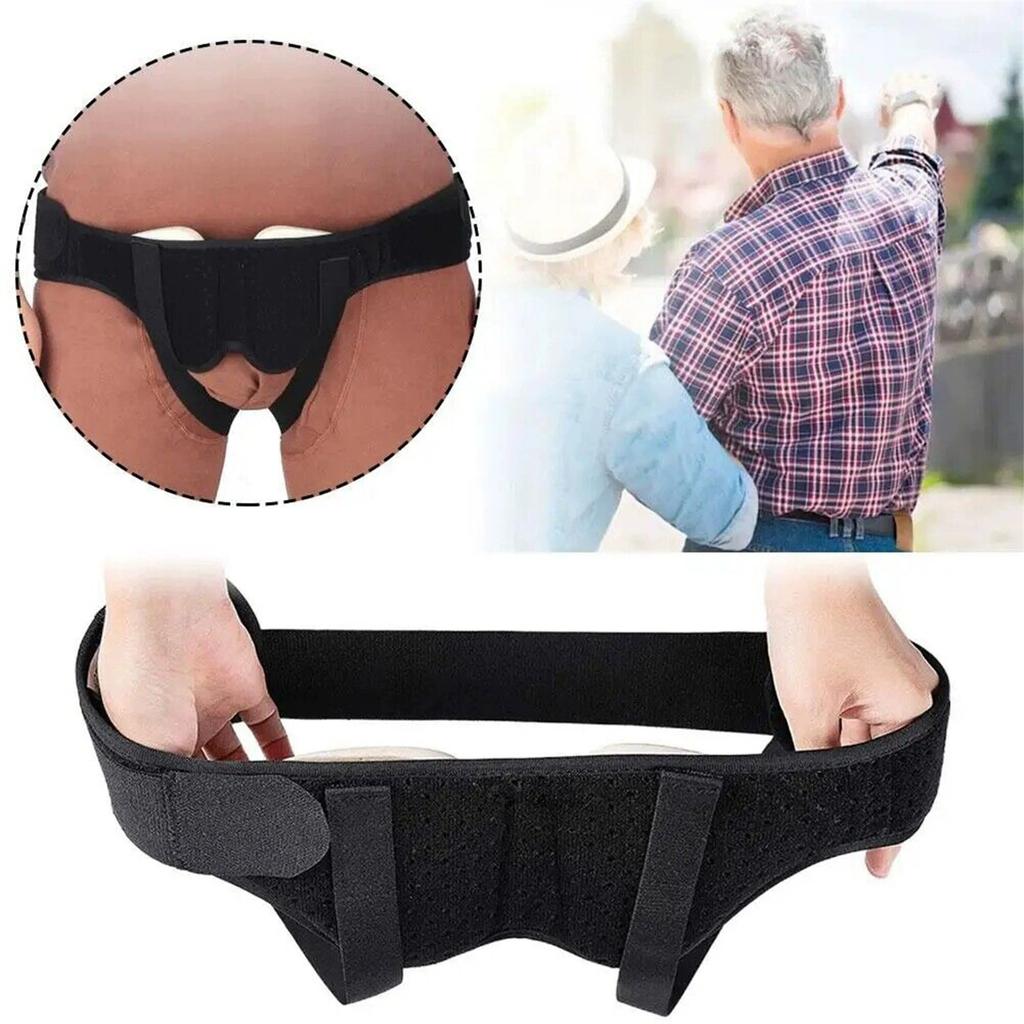 Adult Inguinal Hernia Belt for Men, Adjustable Indirect Hernia Support Belt, Compression Groin Brace, Hernia  Belt for Pain Relief and Recovery