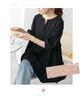 DayaEmmoTQ Puff Sleeve Lace Ruffle Chiffon Loose Office Plus Cut and Fall Women's V-Neck Blouse, Elegant, Cool, Soft, Stylish, Fit, Cute, Wear, Sizes,