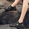 Summer Men's Sandals Handmade Mesh Breathable Casual Shoes