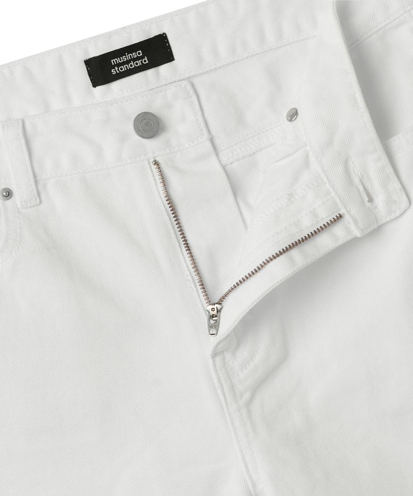 Musinsa Standard Woman Women'S Linear Straight Denim Pants [Cream]